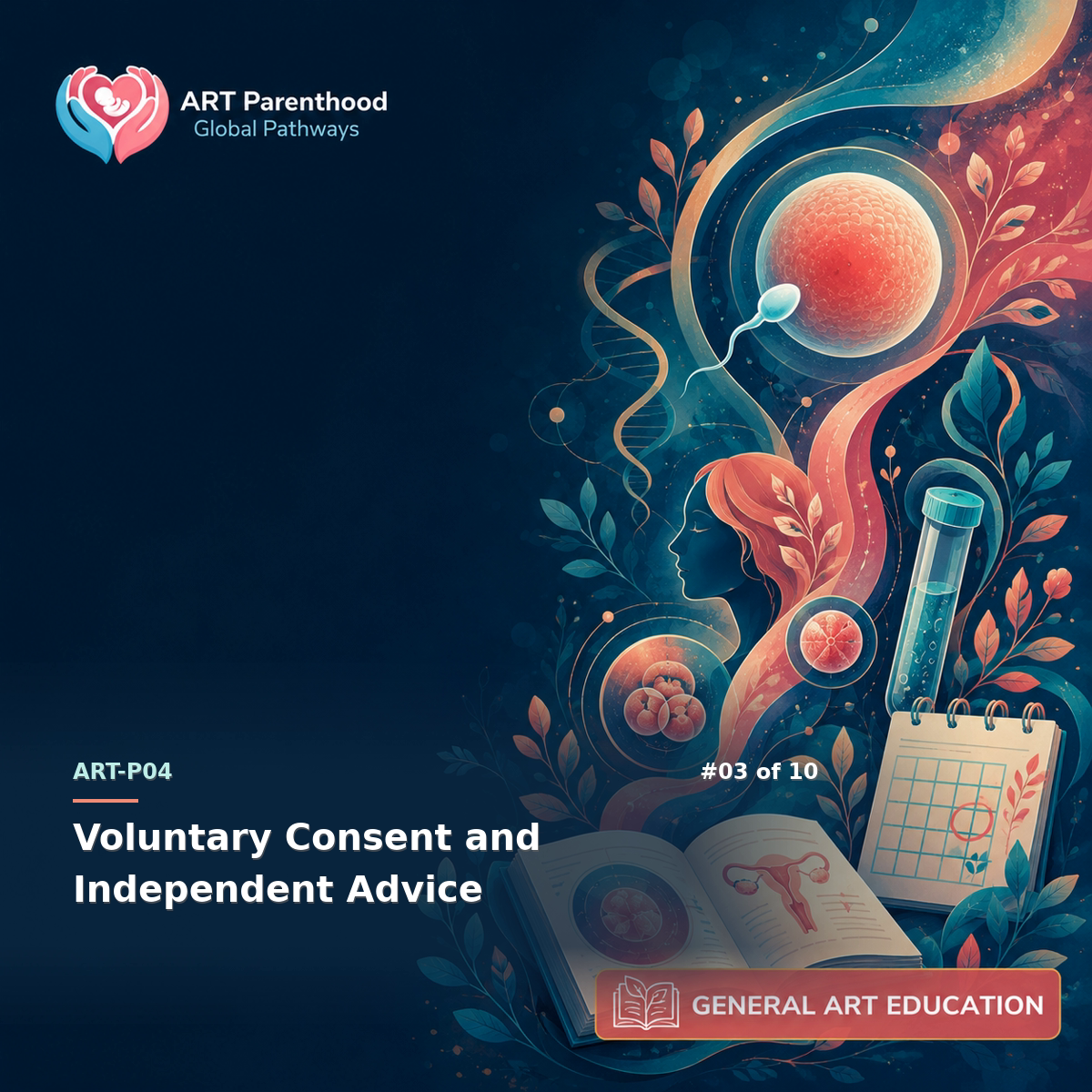 General ART Education education card for ART-LP04-03: Voluntary Consent and Independent Advice.