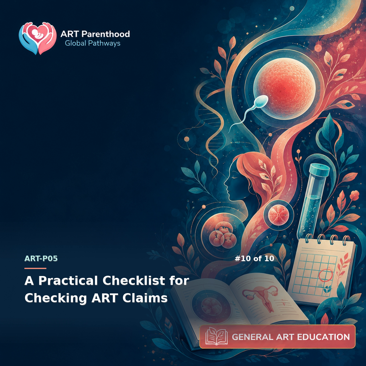 General ART Education education card for ART-LP05-10: A Practical Checklist for Checking ART Claims.